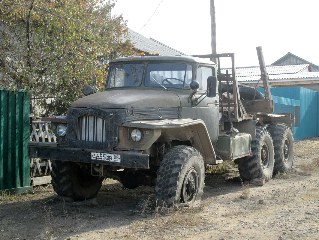 Бурятия, № А 655 АВ 03 — Урал-375 (общая модель)