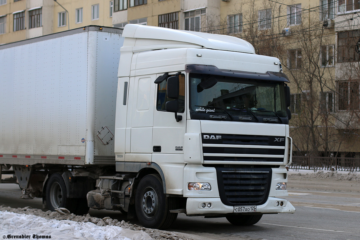 Приморский край, № С 057 АО 125 — DAF XF105 FT