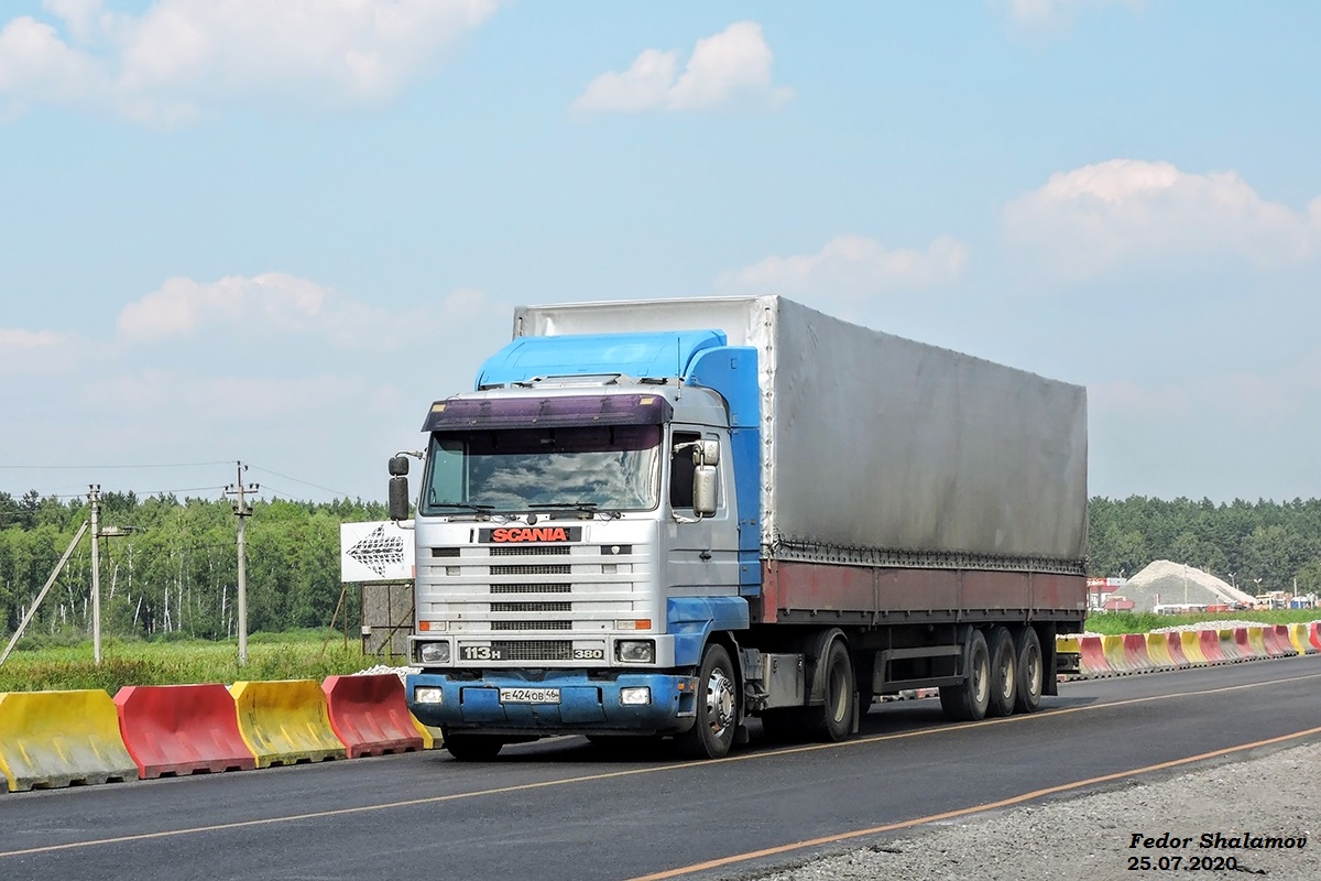 Курская область, № Е 424 ОВ 46 — Scania (III) R113H