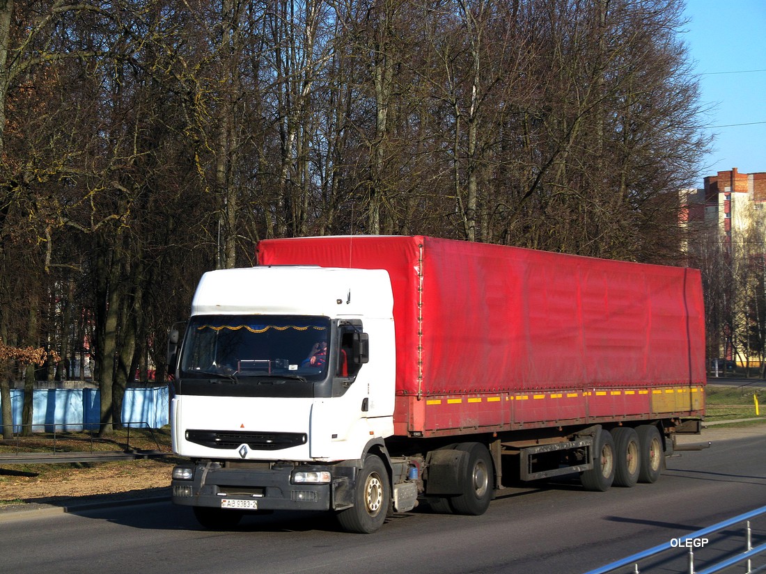 Витебская область, № АВ 9383-2 — Renault Premium ('1996)