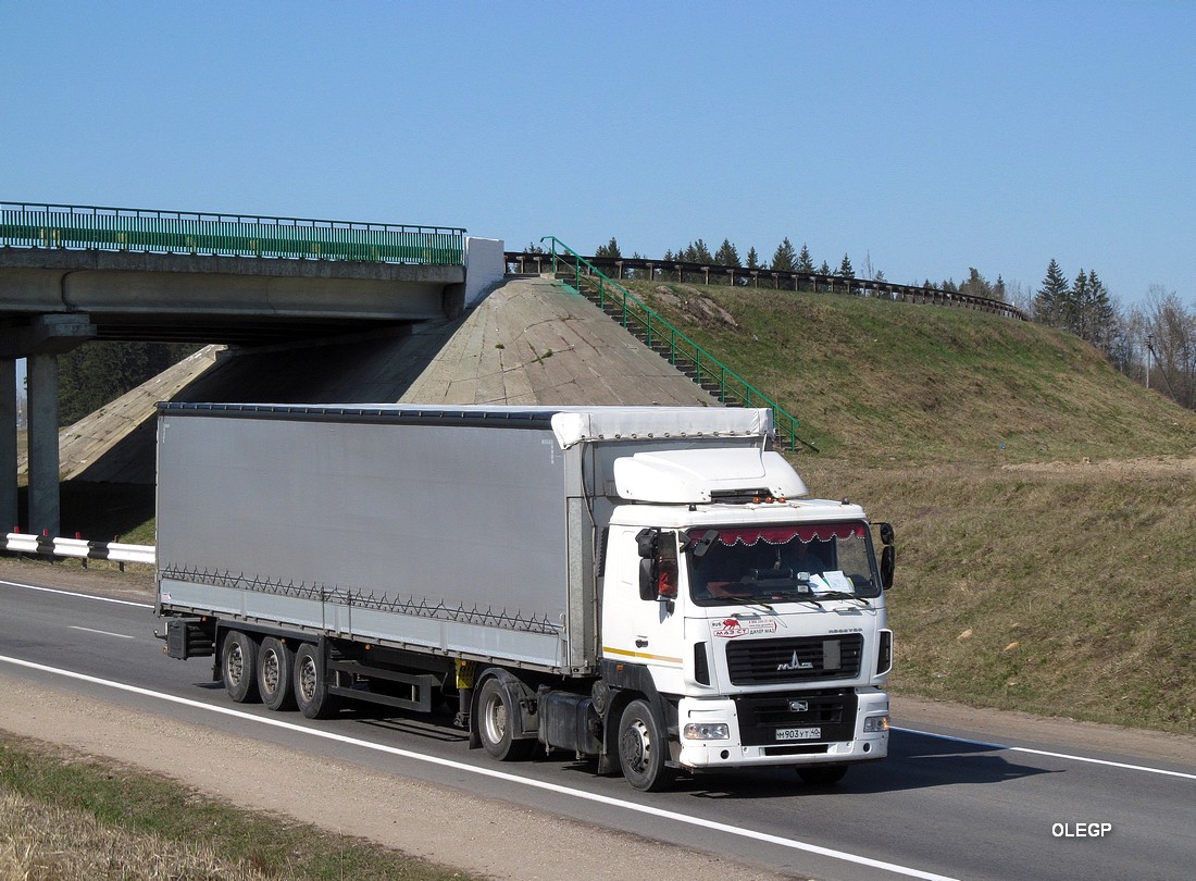 Калужская область, № М 903 УТ 40 — МАЗ-5440B5