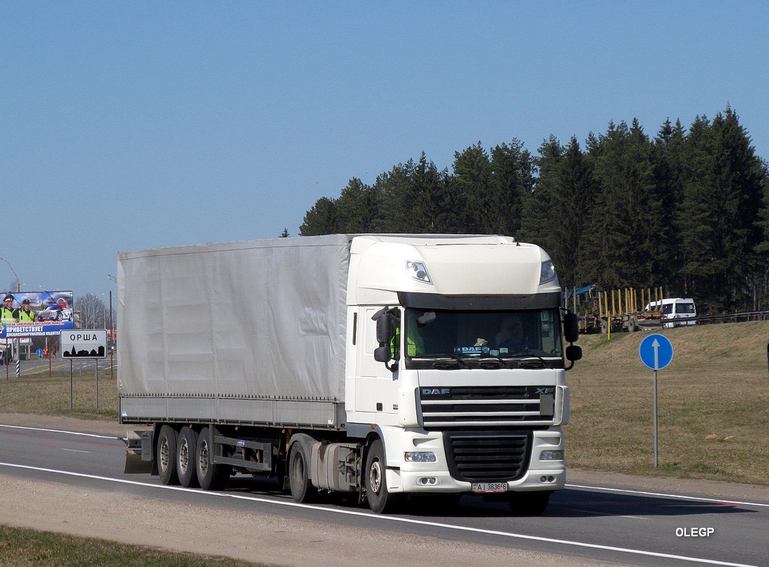 Могилёвская область, № АІ 3836-6 — DAF XF105 FT