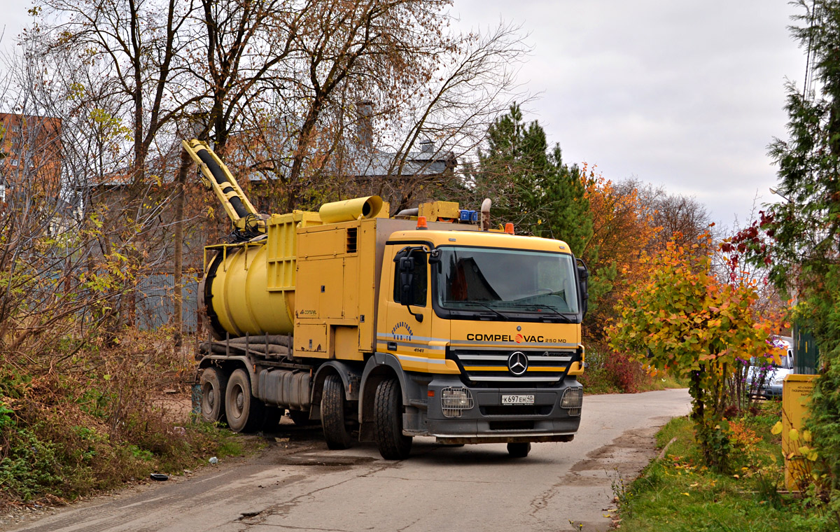 Калужская область, № К 697 ЕН 40 — Mercedes-Benz Actros ('2003) 4141