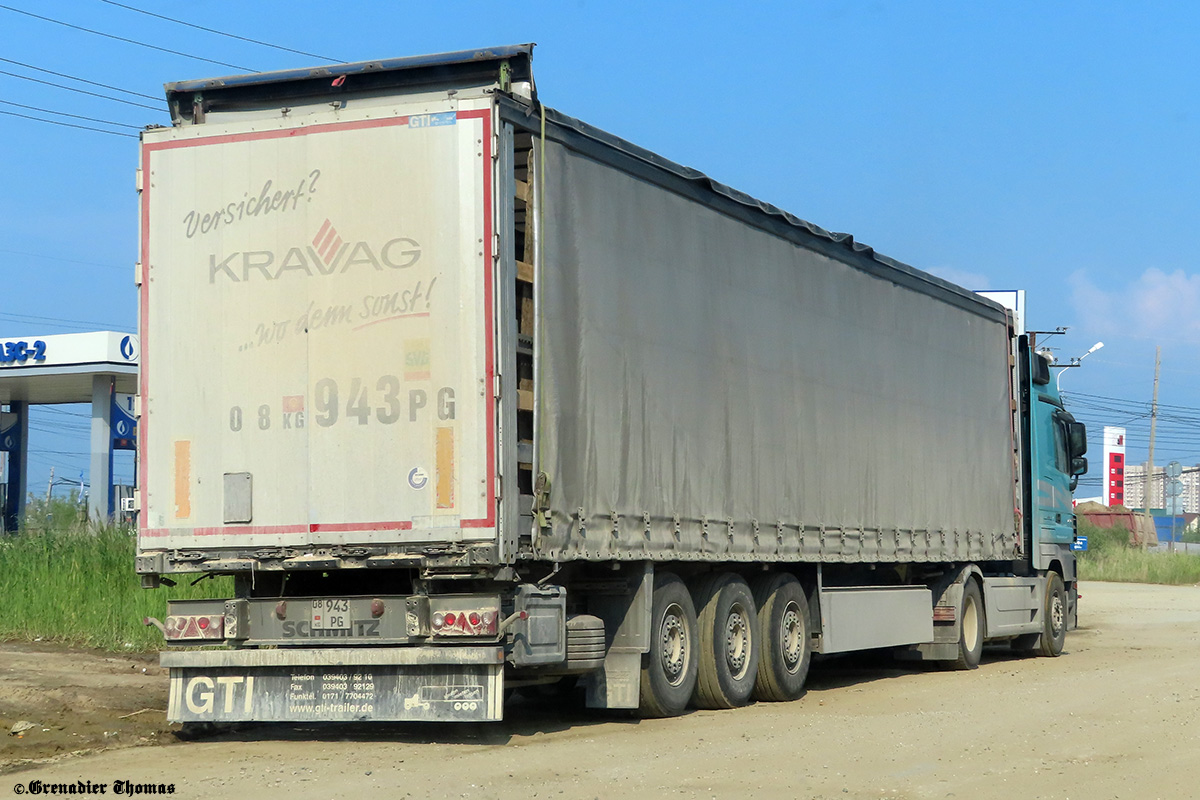 Киргизия, № 08 788 ABB — Mercedes-Benz Actros ('2009) 1846