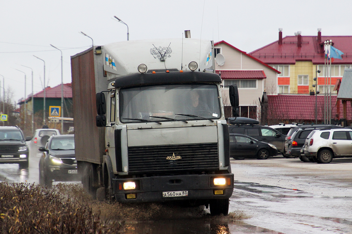 Ненецкий автономный округ, № А 560 НА 83 — МАЗ-6303 [630300]