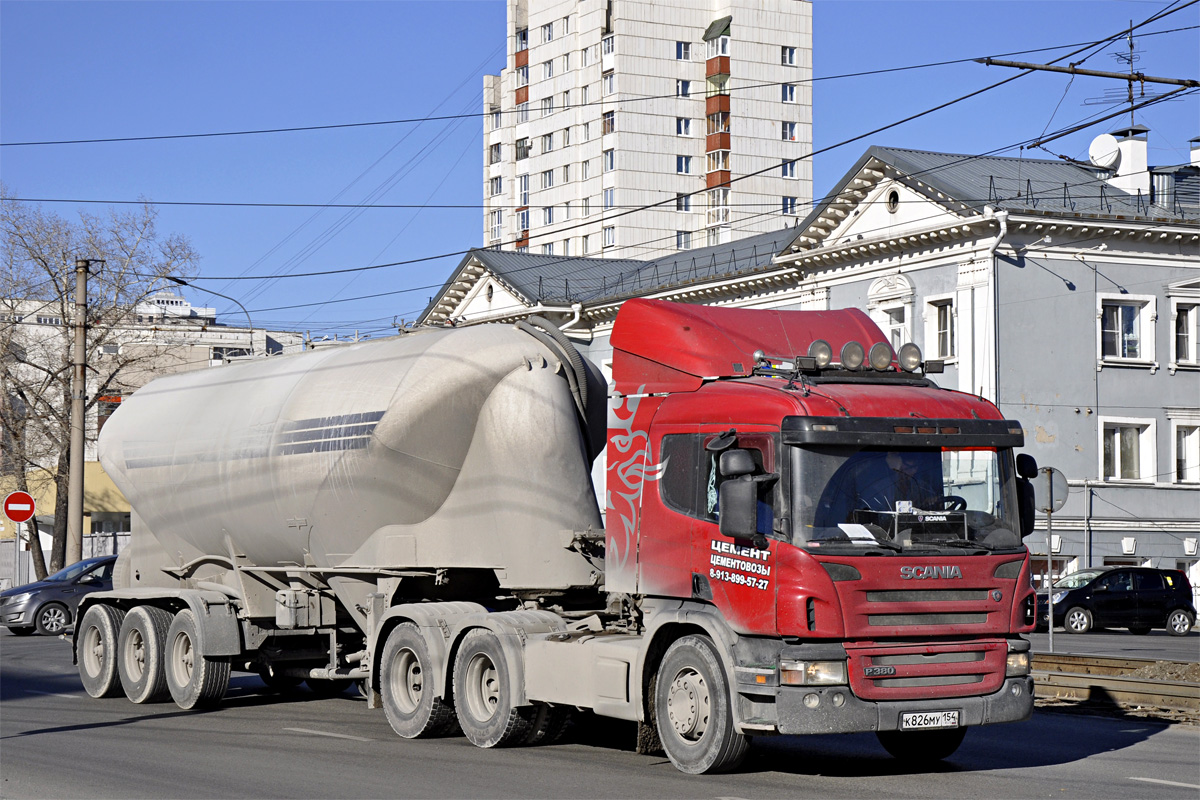 Новосибирская область, № К 826 МУ 154 — Scania ('2004) P380