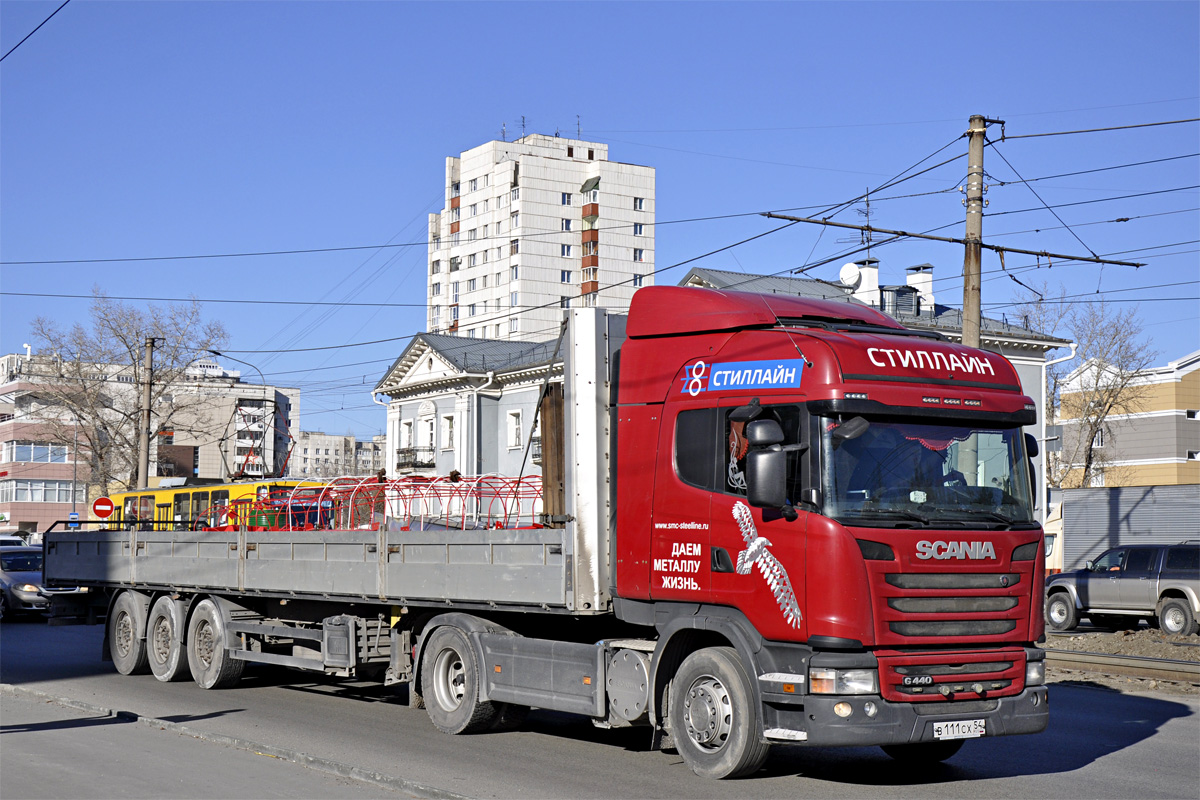 Новосибирская область, № В 111 СХ 54 — Scania ('2009) G440