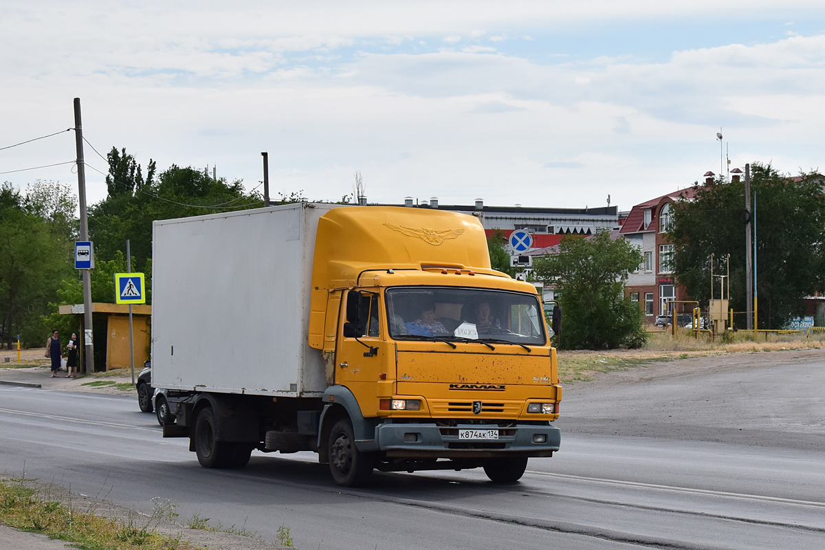 Волгоградская область, № К 874 АК 134 — КамАЗ-4308-H3