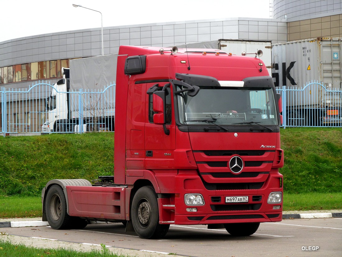 Смоленская область, № М 697 АВ 67 — Mercedes-Benz Actros ('2009) 1844