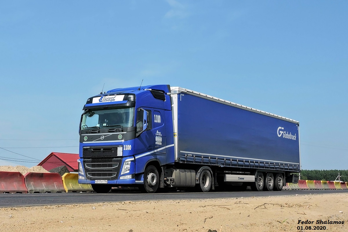 Свердловская область, № 1100 — Volvo ('2012) FH.420 [X9P]