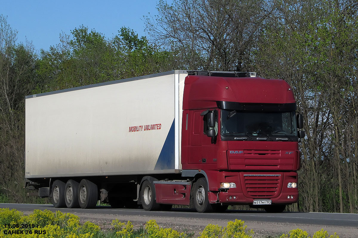 Ростовская область, № В 517 МТ 161 — DAF XF105 FT