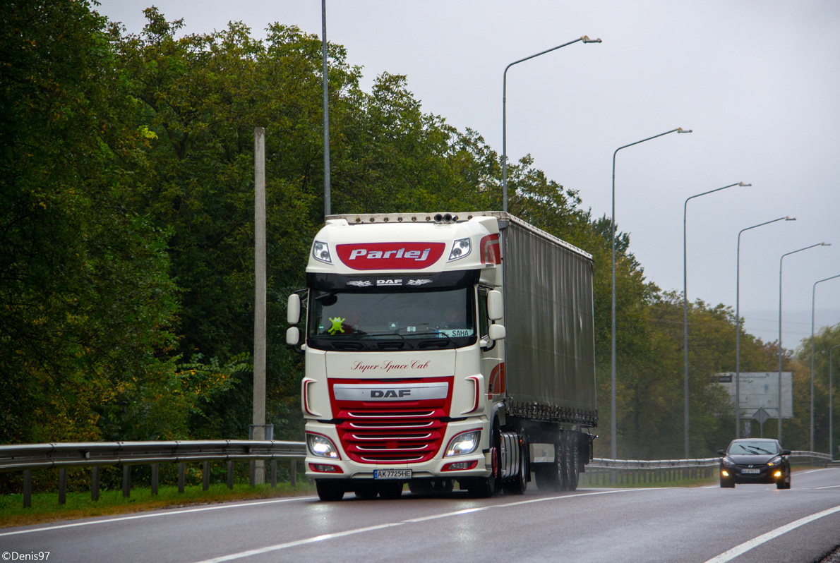 Харьковская область, № АХ 7725 НЕ — DAF XF Euro6 FT