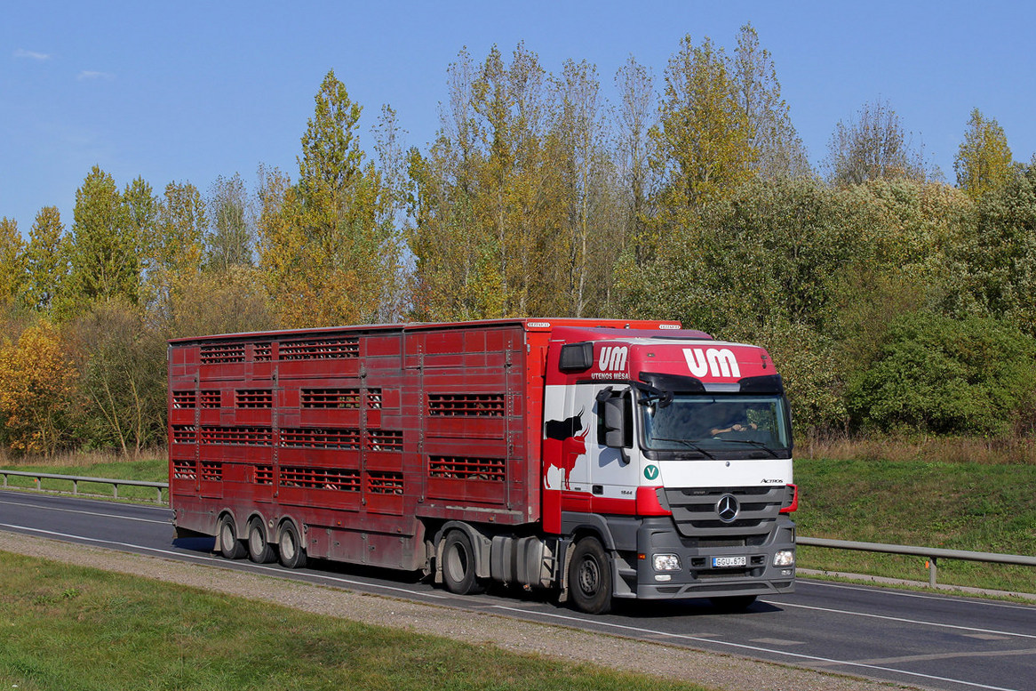 Литва, № GGU 678 — Mercedes-Benz Actros ('2009) 1844