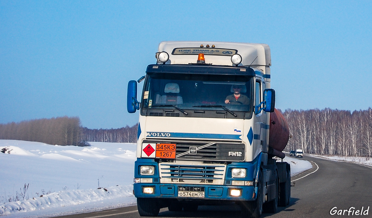 Томская область, № О 574 ЕМ 70 — Volvo ('1993) FH12.380