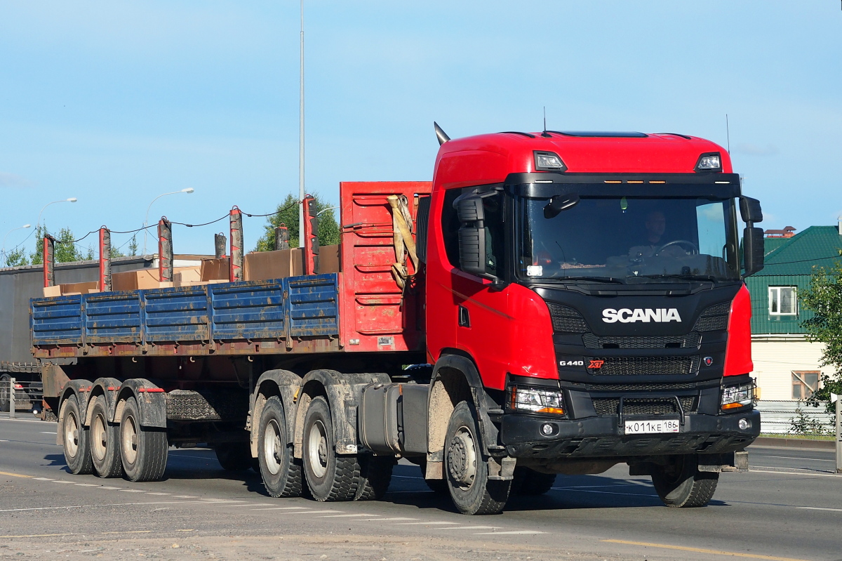 Ханты-Мансийский автоном.округ, № К 011 КЕ 186 — Scania ('2016) G440