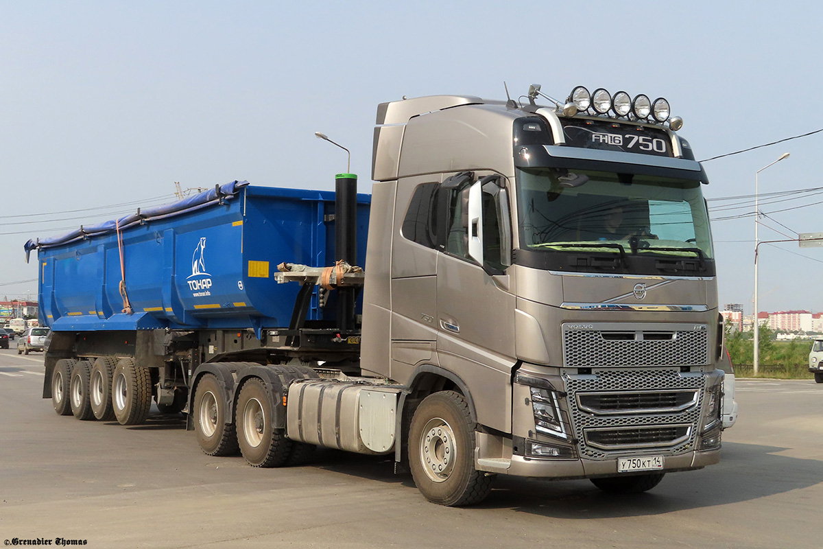 Саха (Якутия), № У 750 КТ 14 — Volvo ('2012) FH16.750