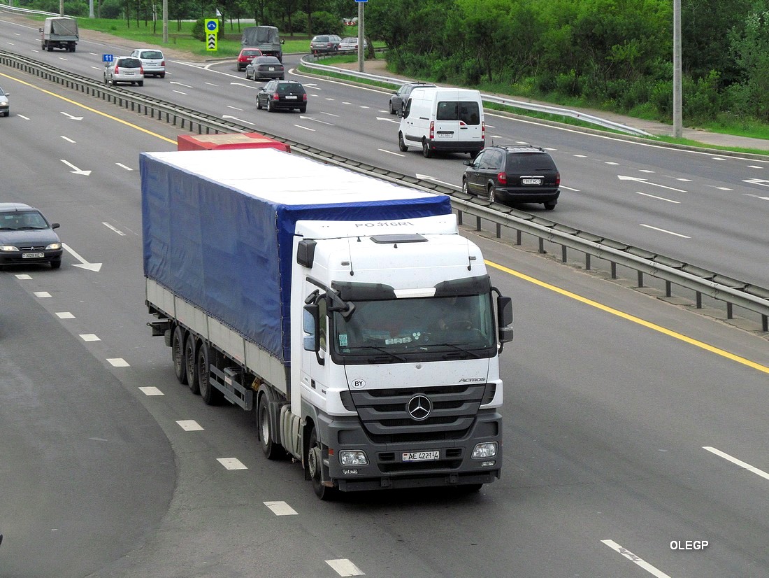 Гродненская область, № АЕ 4221-4 — Mercedes-Benz Actros ('2009) 1844