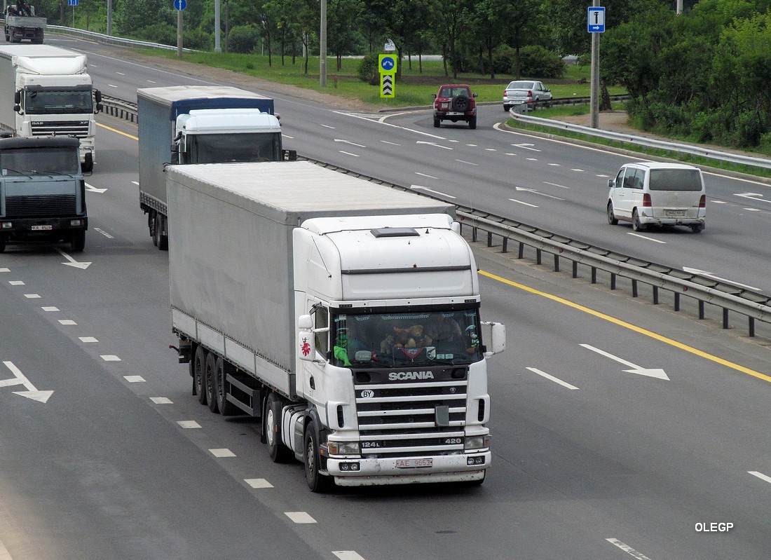 Брестская область, № АЕ 9653 — Scania ('1996) R124L