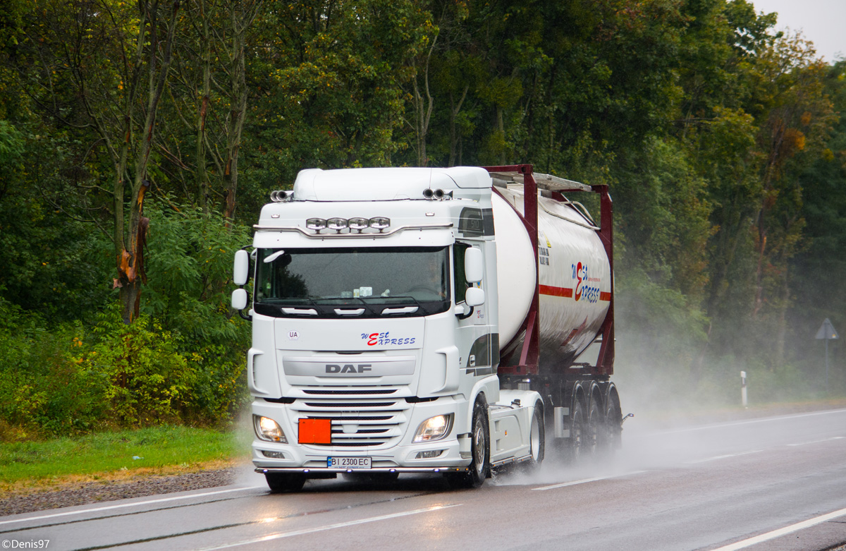 Полтавская область, № ВІ 2300 ЕС — DAF XF Euro6 FT