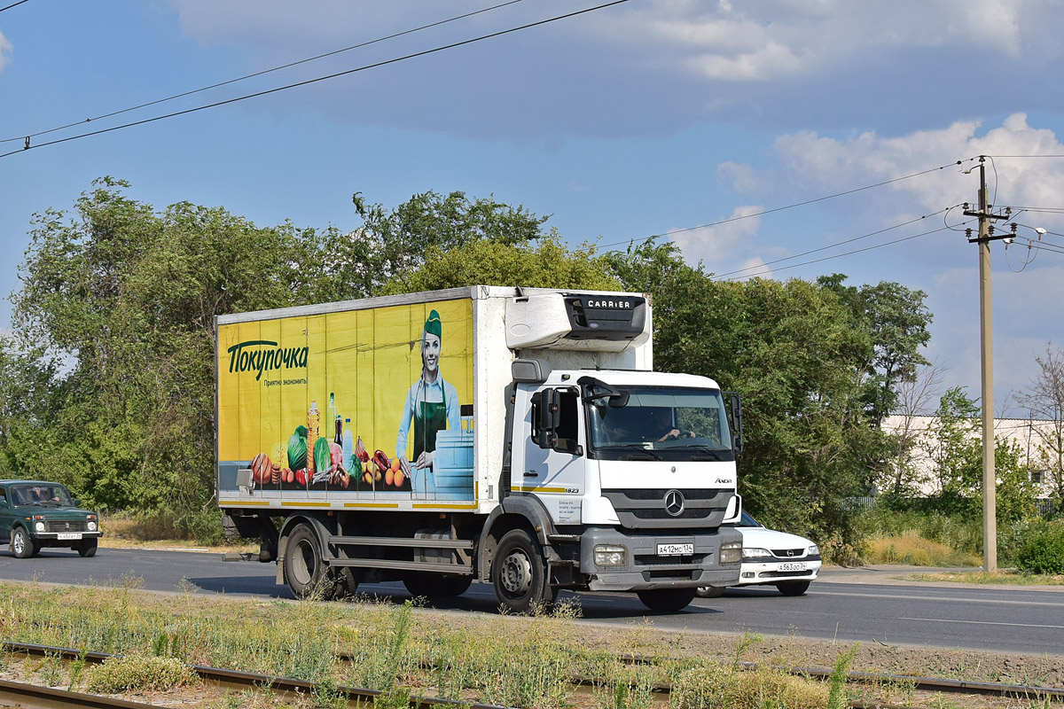 Волгоградская область, № А 412 МС 134 — Mercedes-Benz Axor 1823