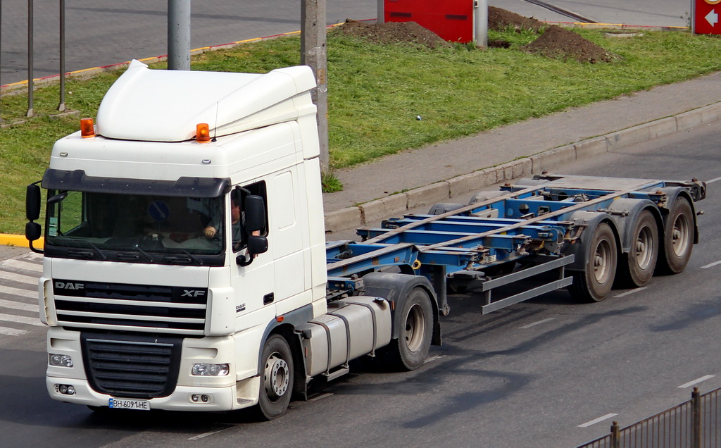 Одесская область, № ВН 6091 НЕ — DAF XF105 FT