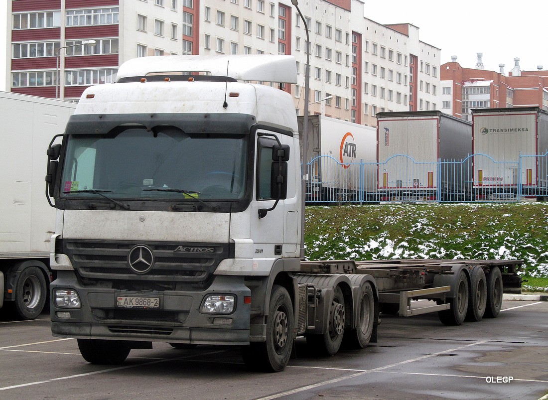 Витебская область, № АК 9868-2 — Mercedes-Benz Actros ('2003) 2541