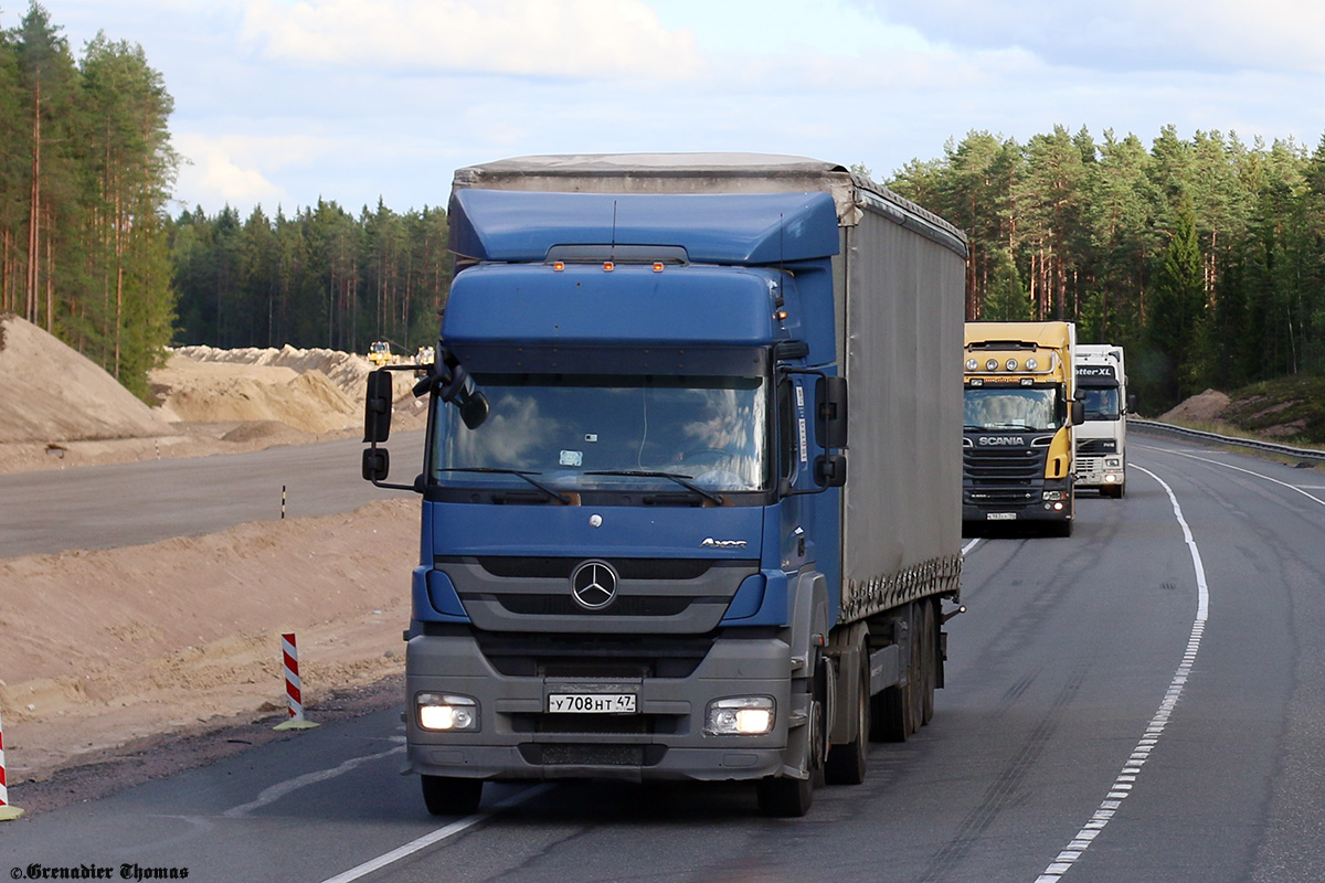 Ленинградская область, № У 708 НТ 47 — Mercedes-Benz Axor 1840 [Z9M]