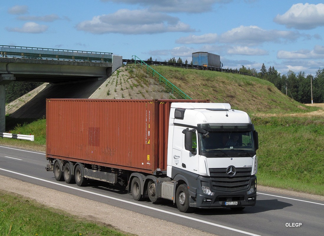 Литва, № KDT 594 — Mercedes-Benz Actros ('2011) 2545