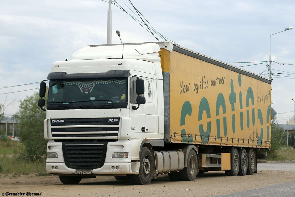 Свердловская область, № А 773 УК 196 — DAF XF105 FT