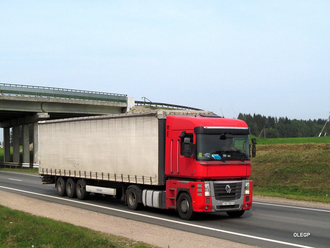 Могилёвская область, № АВ 7983-6 — Renault Magnum ('2008)