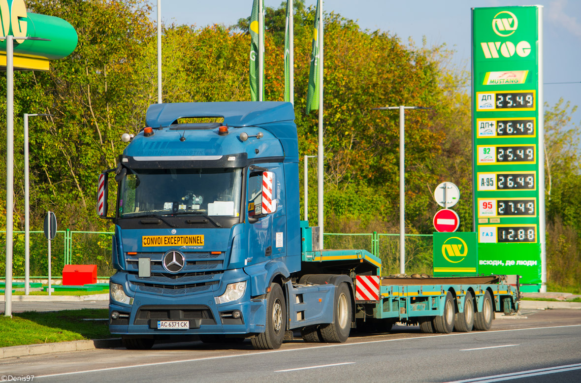 Волынская область, № АС 6371 СК — Mercedes-Benz Actros ('2011) 1842