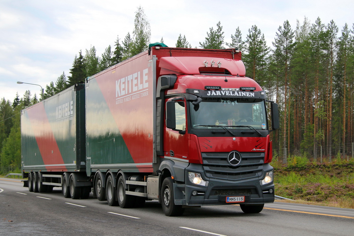 Финляндия, № MNS-115 — Mercedes-Benz Actros ('2011)