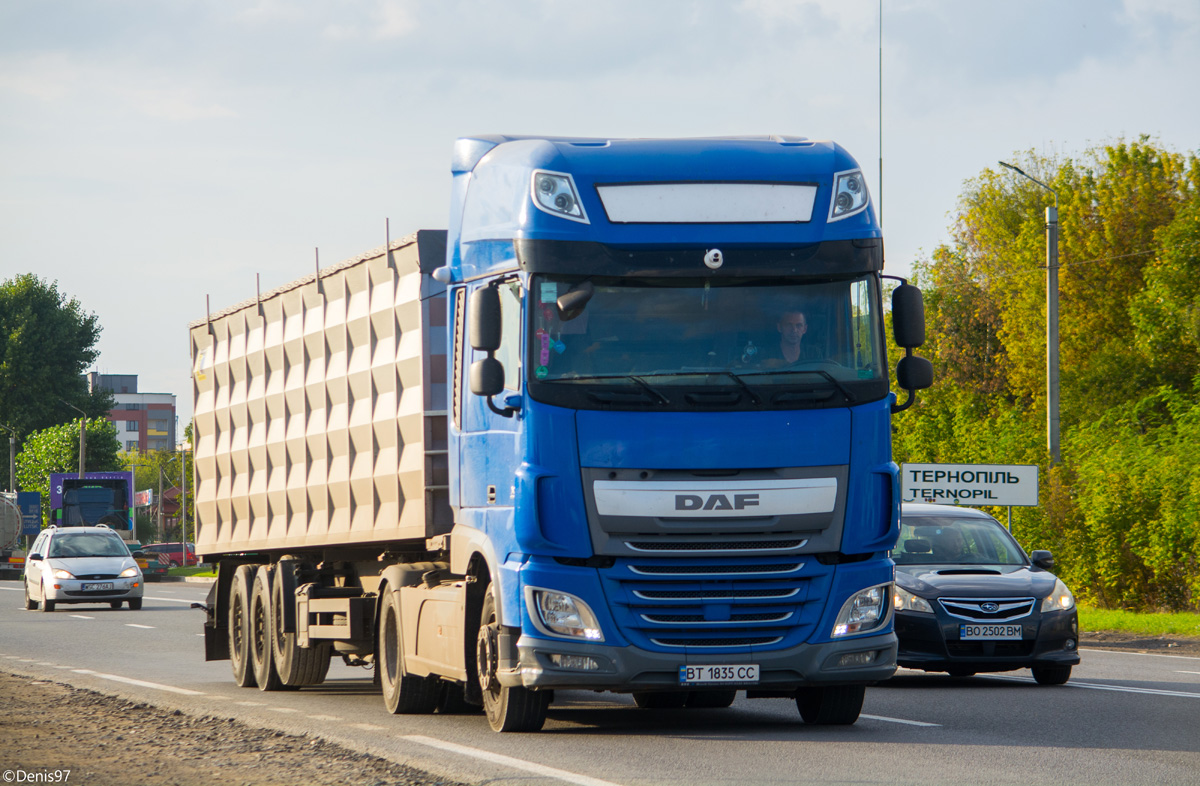 Херсонская область, № ВТ 1835 СС — DAF XF Euro6 FT