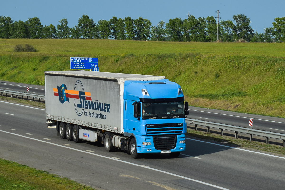 Алтайский край, № К 002 СН 22 — DAF XF105 FT