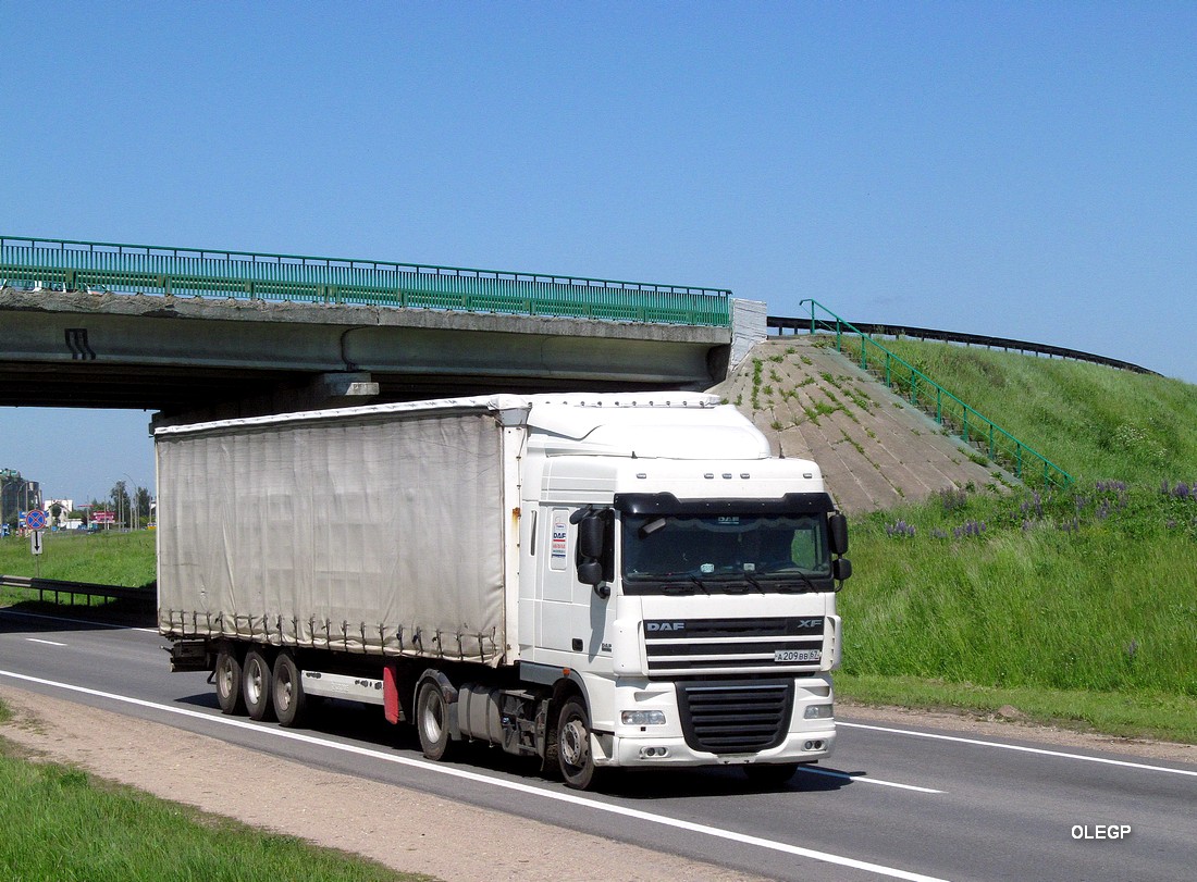 Смоленская область, № А 209 ВВ 67 — DAF XF105 FT