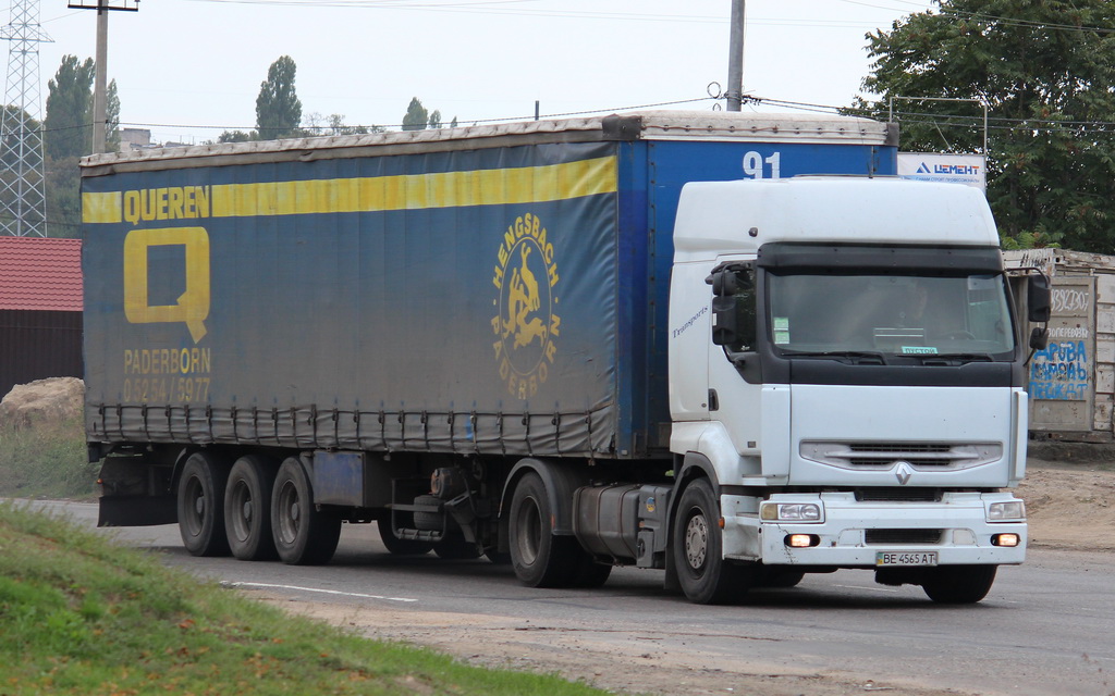 Николаевская область, № ВЕ 4565 АТ — Renault Premium ('1996)