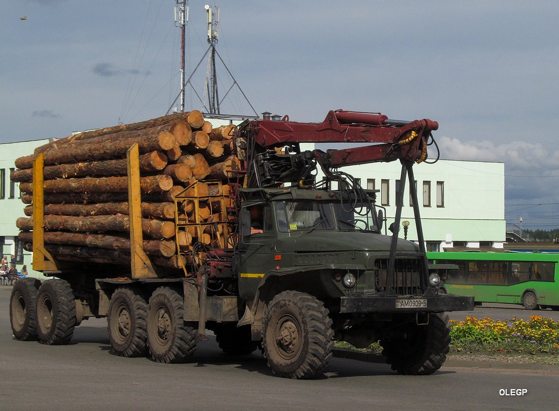 Минская область, № АМ 0909-5 — Урал-4320 (общая модель)