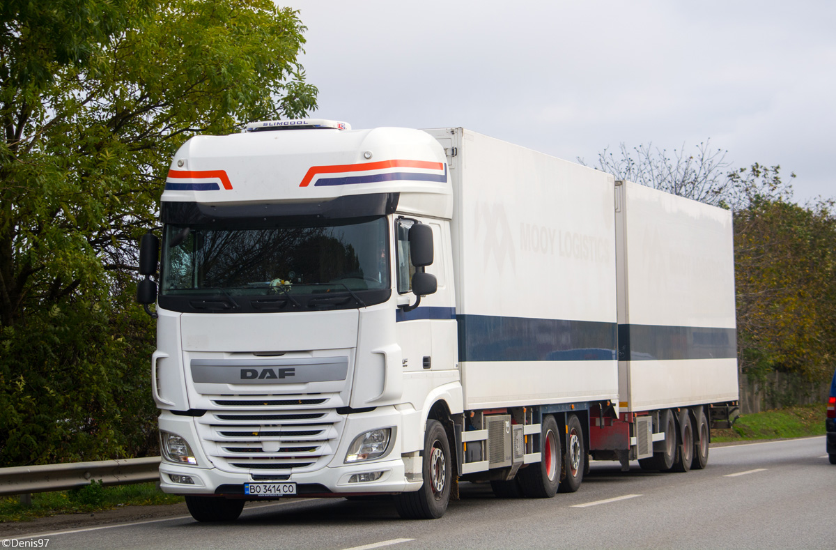 Тернопольская область, № ВО 3414 СО — DAF XF Euro6 FAR