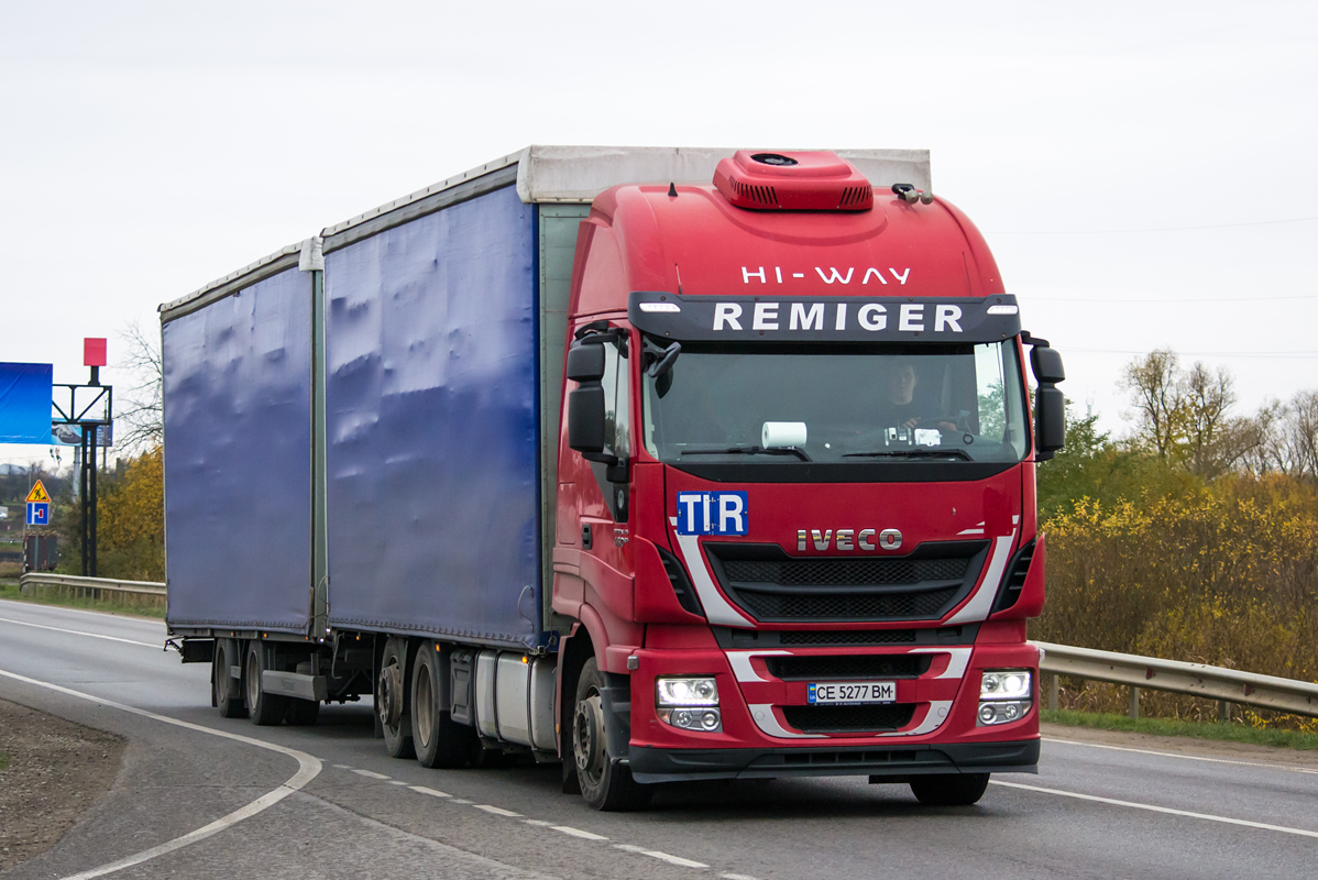 Черновицкая область, № СЕ 5277 ВМ — IVECO Stralis ('2012) 460