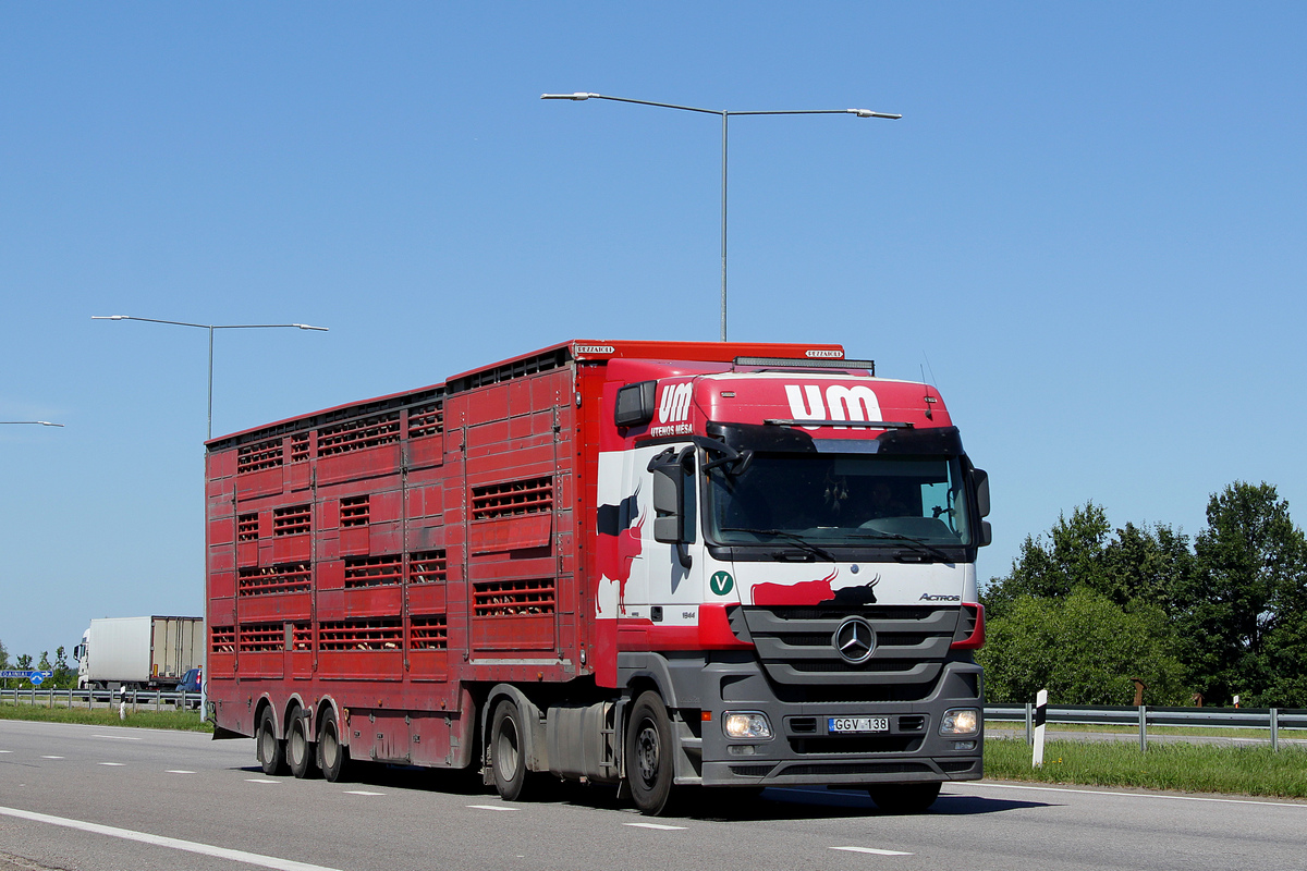 Литва, № GGV 138 — Mercedes-Benz Actros ('2009) 1844