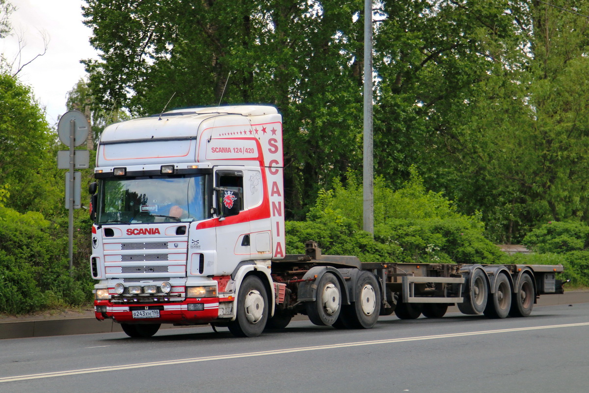 Санкт-Петербург, № А 243 ХН 198 — Scania ('1996) R124L