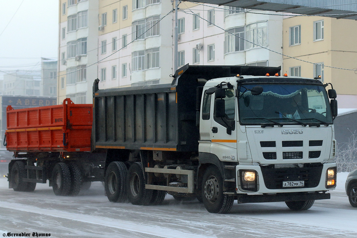 Саха (Якутия), № А 782 МК 14 — Isuzu Giga CYZ