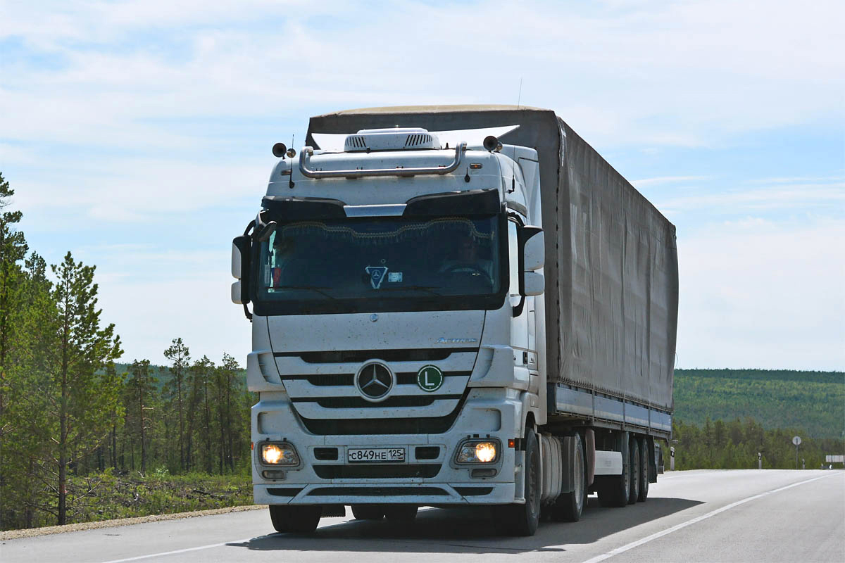 Приморский край, № С 849 НЕ 125 — Mercedes-Benz Actros ('2009) 1846