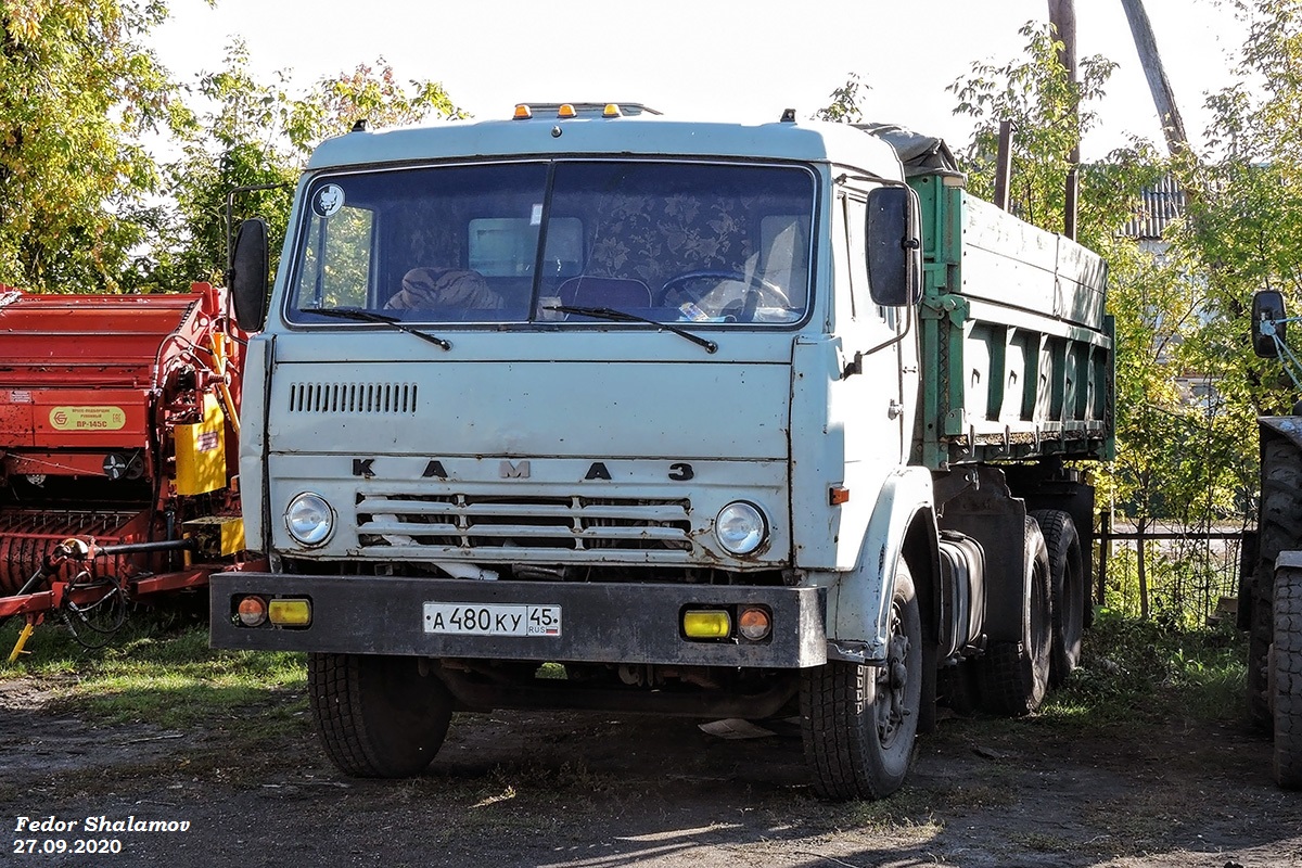 Курганская область, № А 480 КУ 45 — КамАЗ-5320