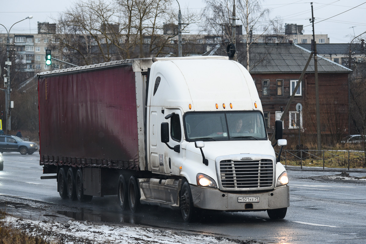 Архангельская область, № М 501 КЕ 29 — Freightliner Cascadia