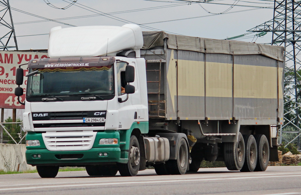 Черкасская область, № СА 2984 СА — DAF CF85 FT