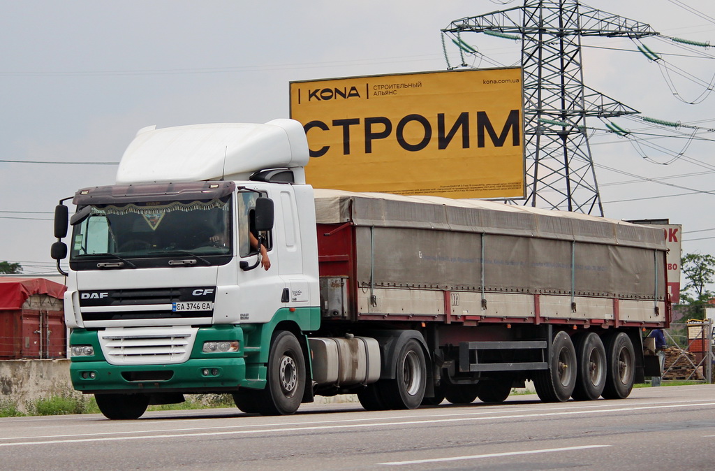 Черкасская область, № СА 3746 СА — DAF CF85 FT