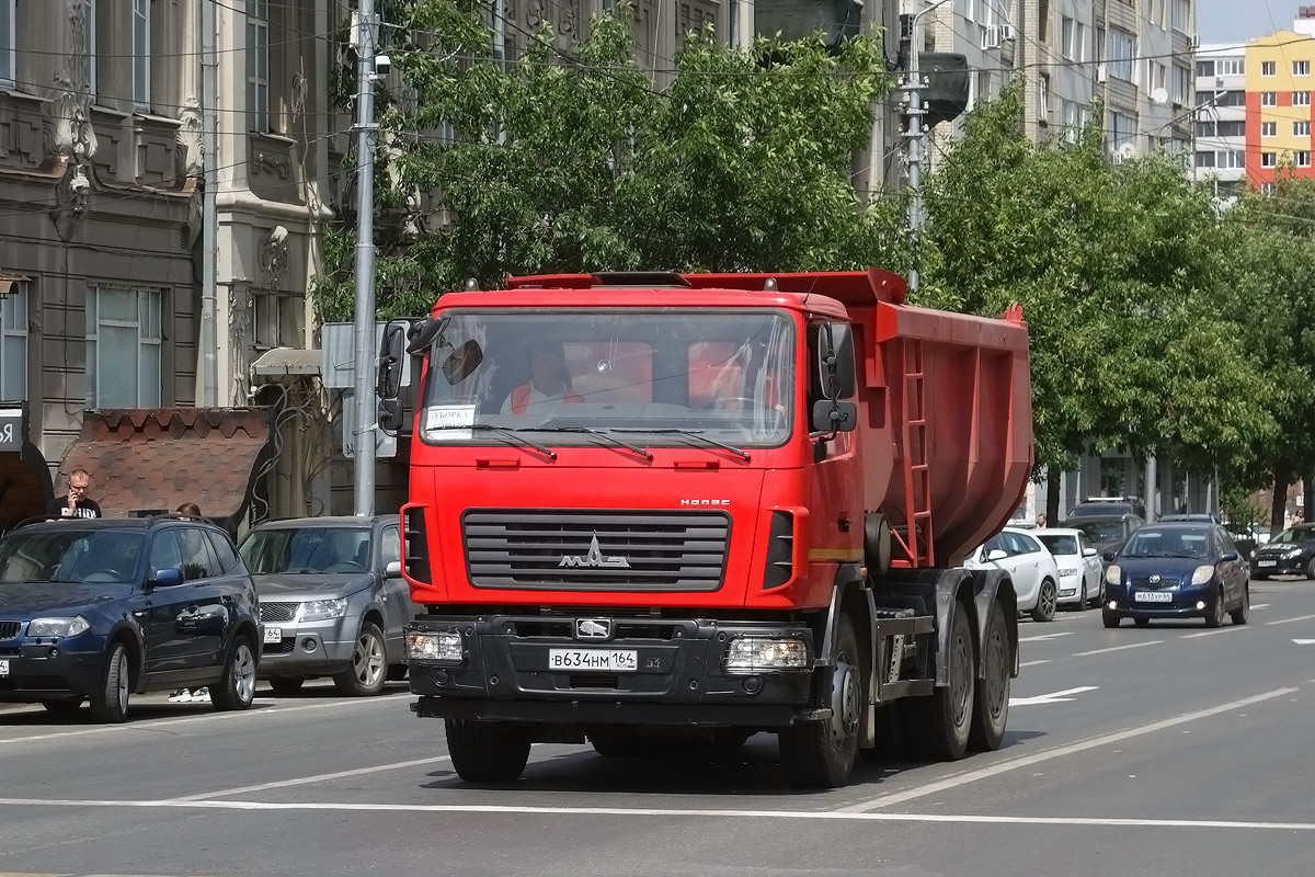 Саратовская область, № В 634 НМ 164 — МАЗ-6501 (общая модель)