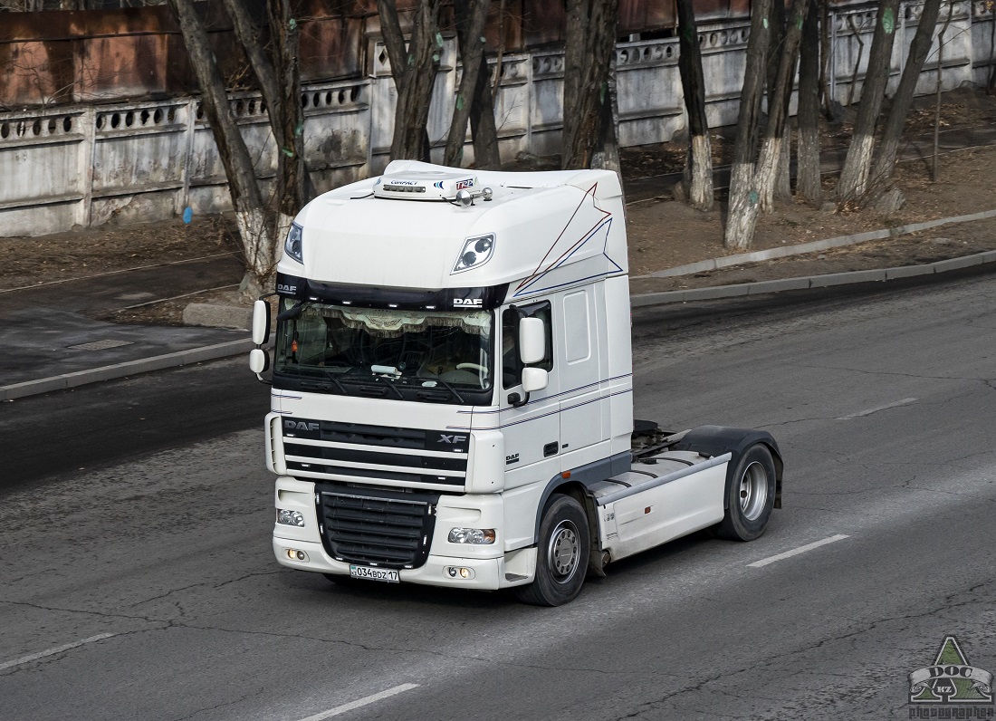 Шымкент, № 034 BDZ 17 — DAF XF105 FT