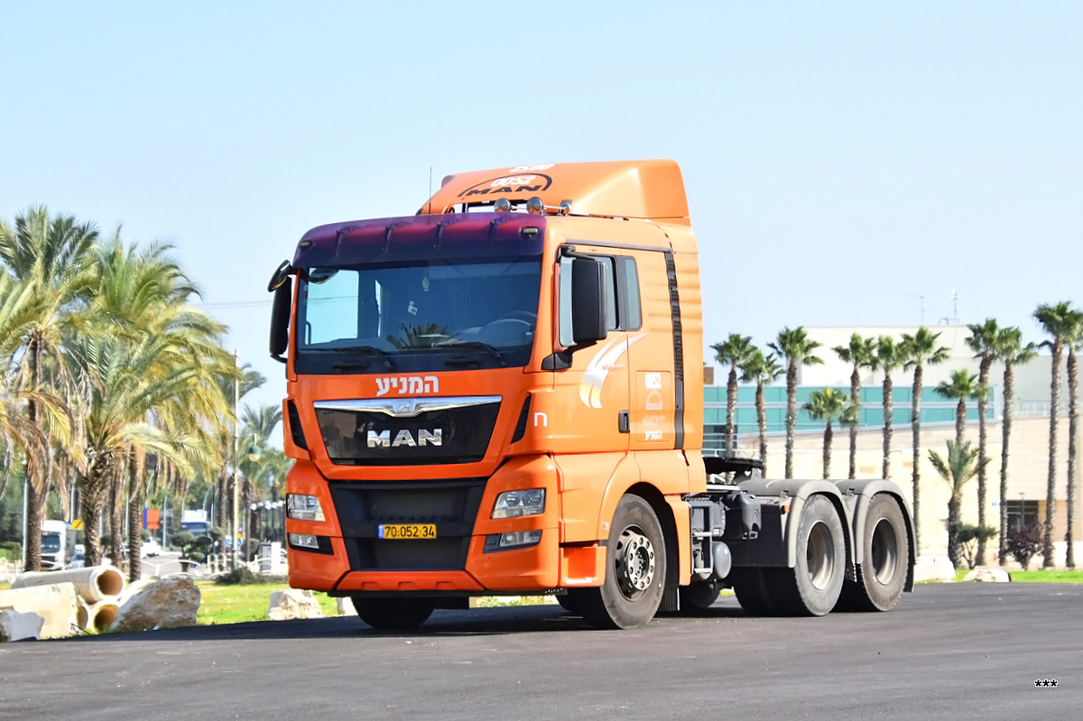 Израиль, № 70-052-34 — MAN TGX ('2012) 26.440